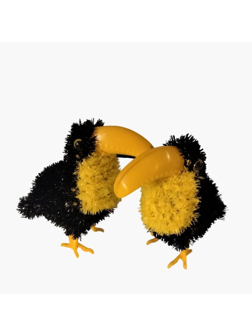 Tinsel Toucan Figure Topical Party Decor Tiki Luau Lot 2